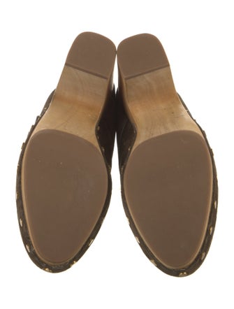 Veronica Beard Suede Studded Accents Mules