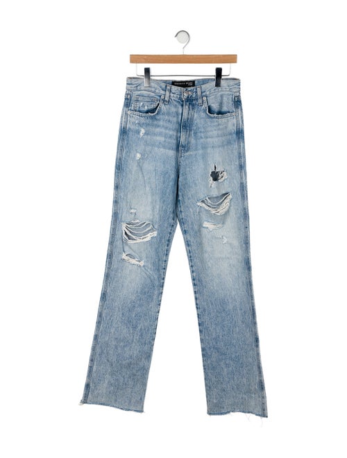 Veronica Beard High-Rise Wide Leg Jeans