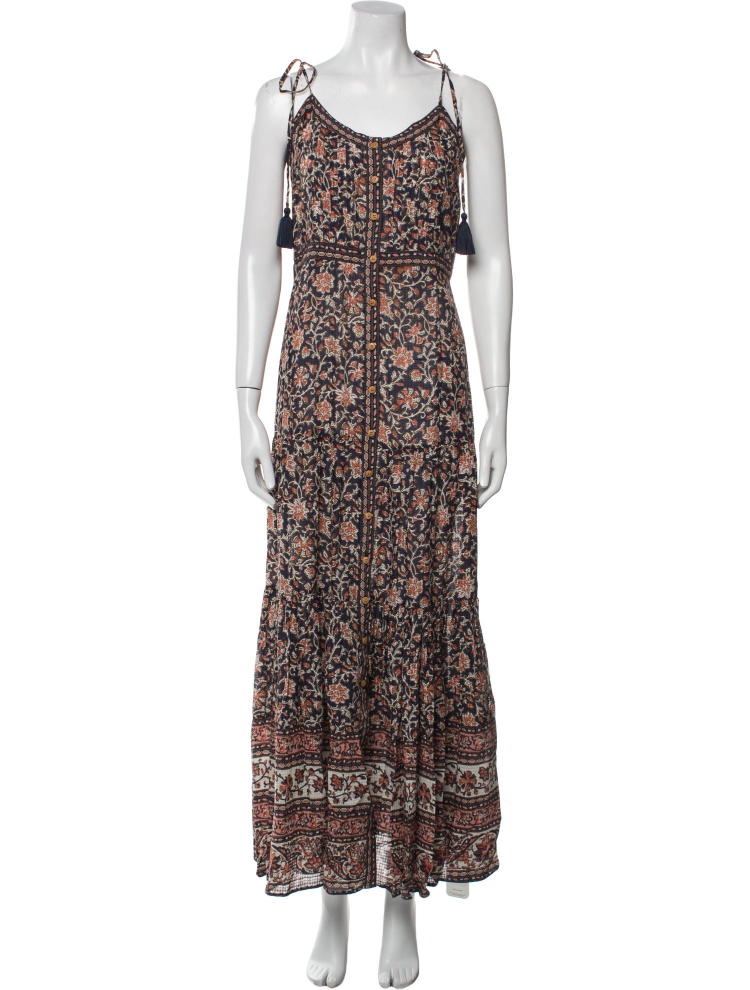 Veronica Beard Floral Print Long Dress w/ Tags