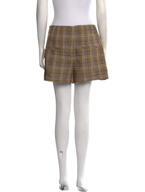 Veronica Beard Linen Mini Shorts