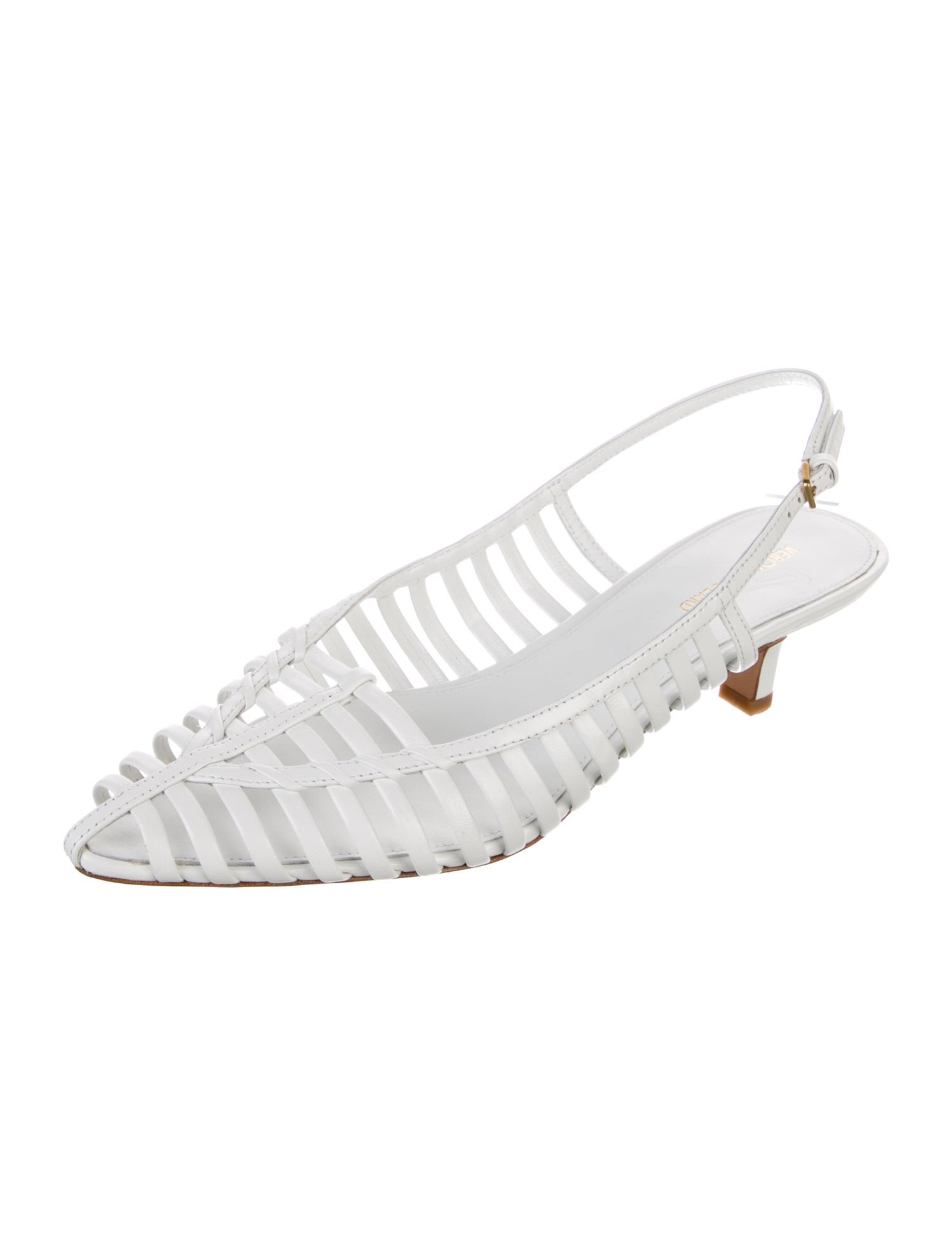 Veronica Beard Leather Slingback Pumps