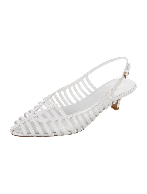 Veronica Beard Leather Slingback Pumps