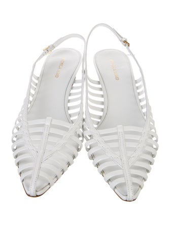 Veronica Beard Leather Slingback Pumps