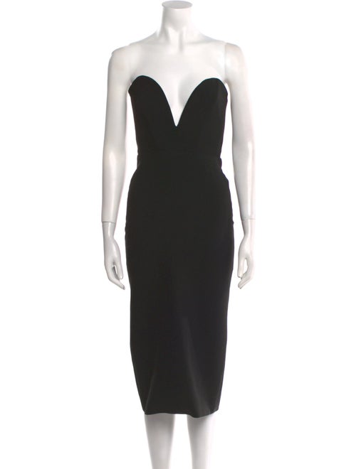 Veronica Beard Strapless Midi Length Dress