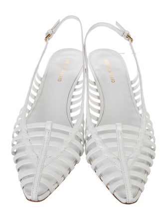 Veronica Beard Leather Slingback Pumps