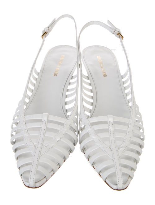 Veronica Beard Leather Slingback Pumps