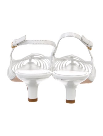 Veronica Beard Leather Slingback Pumps