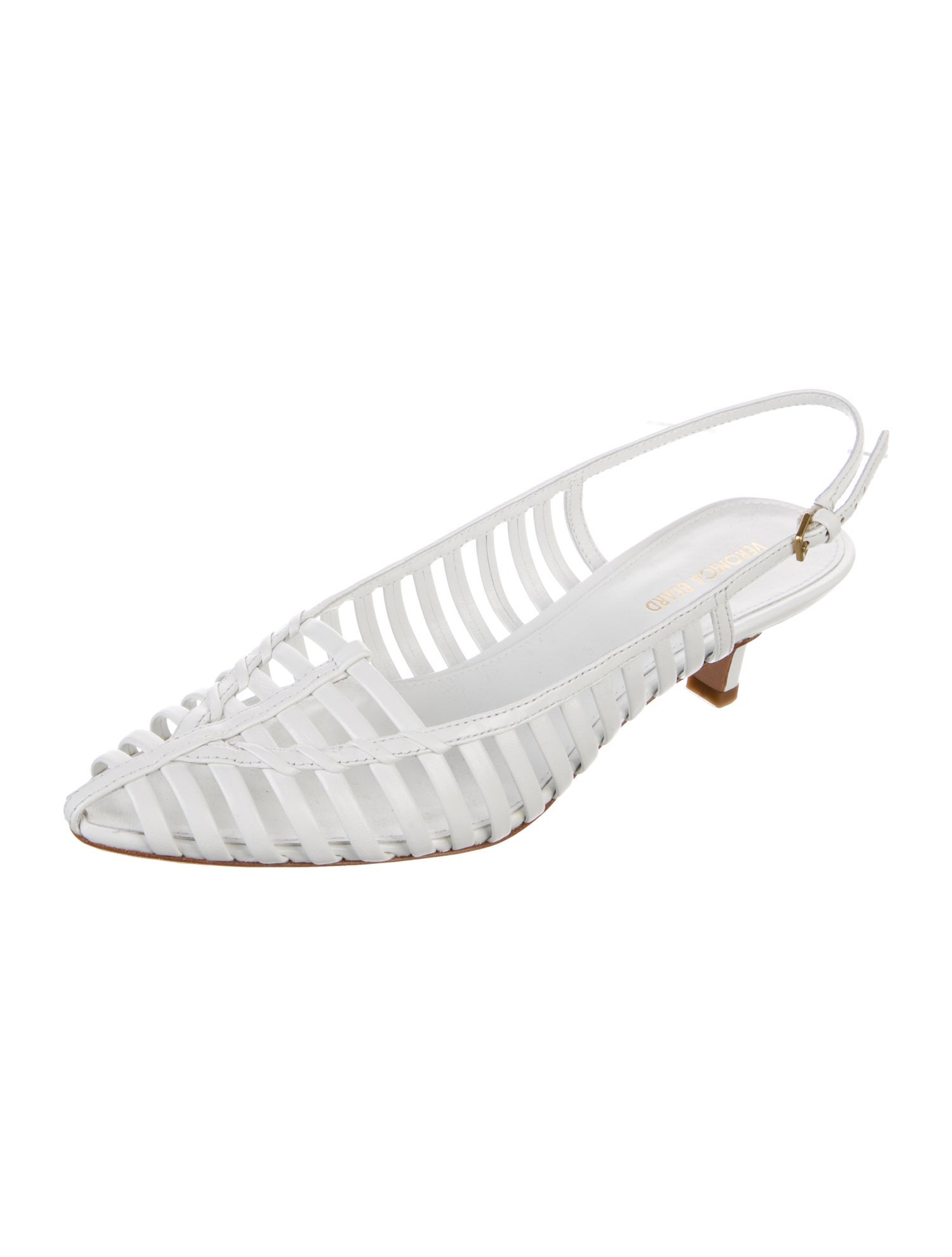 Veronica Beard Leather Slingback Pumps