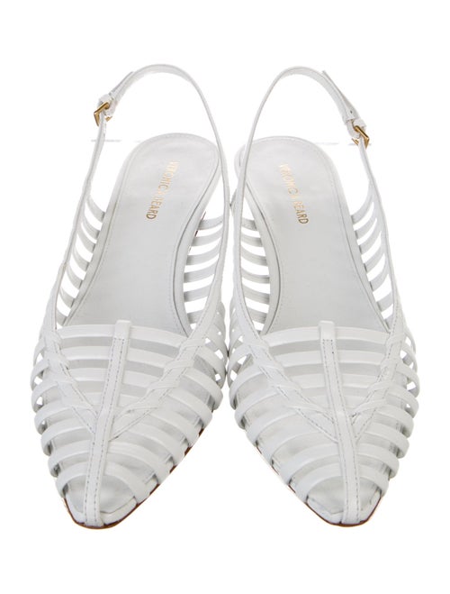 Veronica Beard Leather Slingback Pumps