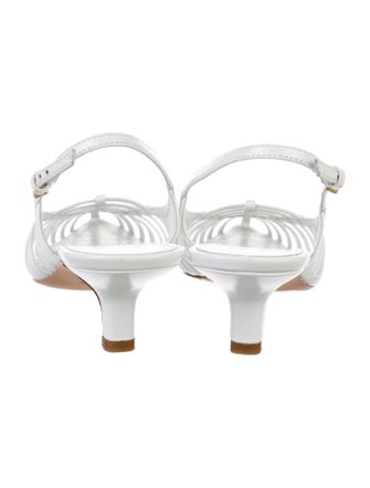 Veronica Beard Leather Slingback Pumps