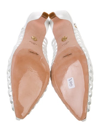 Veronica Beard Leather Slingback Pumps