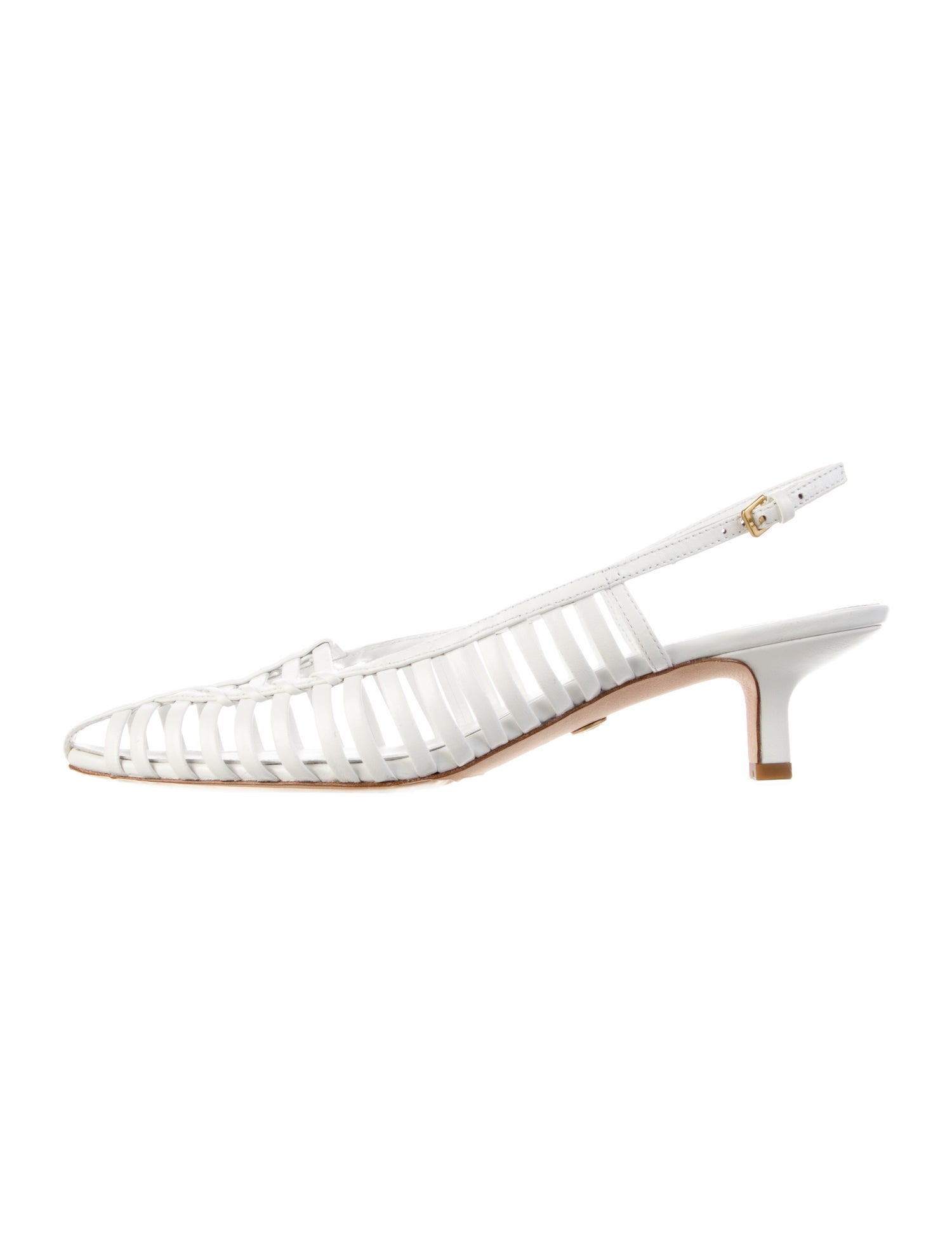 Veronica Beard Leather Slingback Pumps