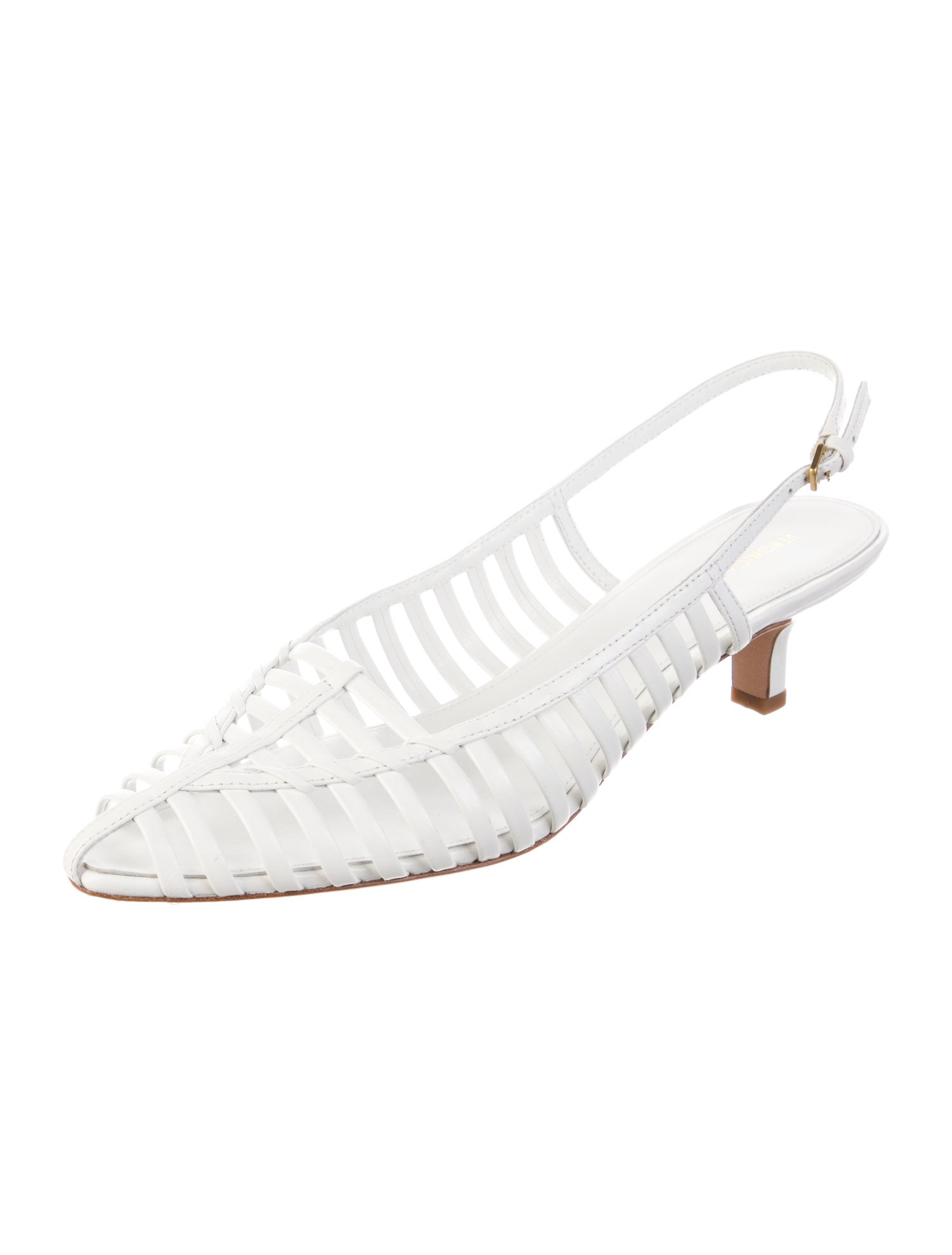 Veronica Beard Leather Slingback Pumps