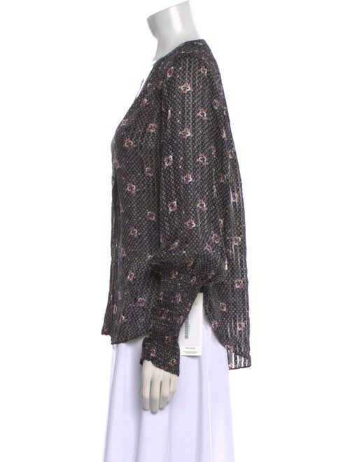 Veronica Beard Silk Printed Blouse