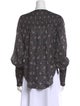 Veronica Beard Silk Printed Blouse