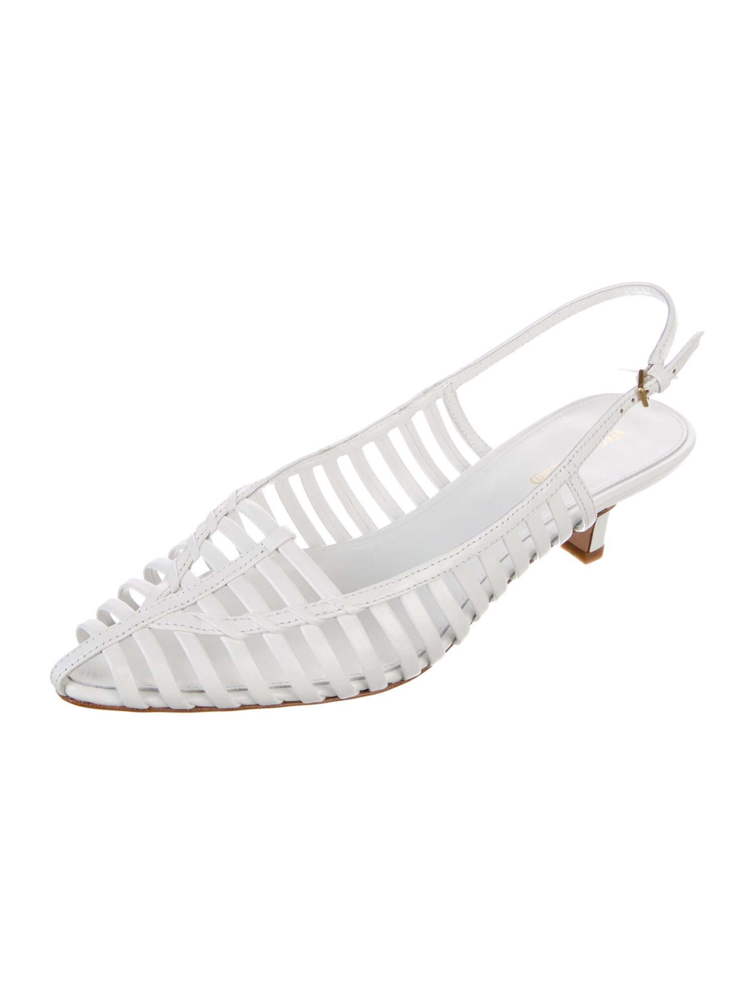 Veronica Beard Leather Slingback Pumps