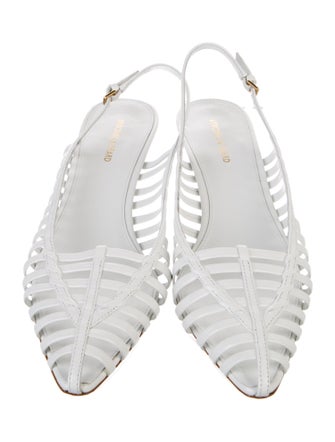 Veronica Beard Leather Slingback Pumps