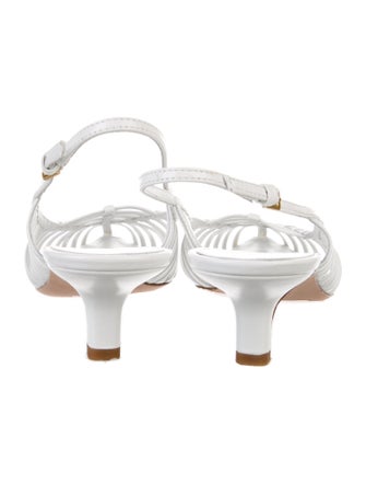 Veronica Beard Leather Slingback Pumps