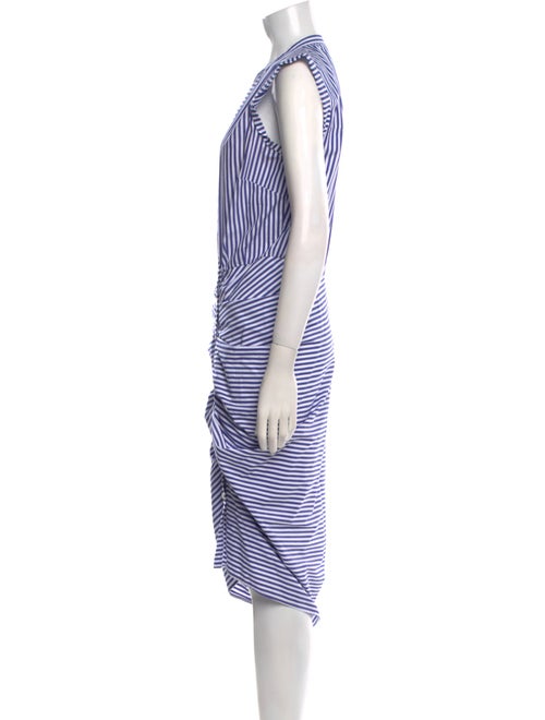 Veronica Beard Striped Midi Length Dress