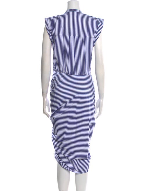 Veronica Beard Striped Midi Length Dress