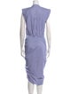 Veronica Beard Striped Midi Length Dress