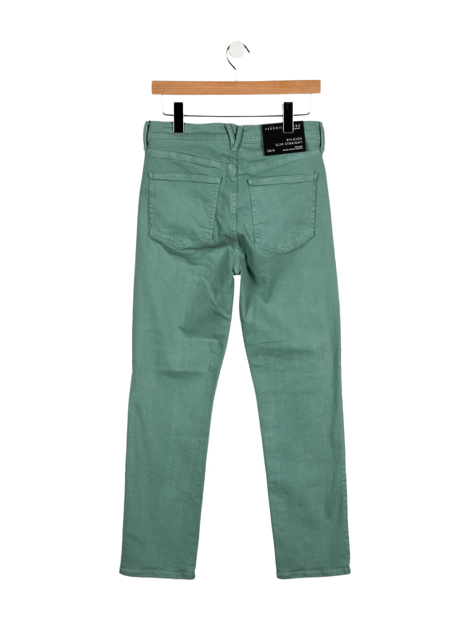 Veronica Beard High-Rise Straight Leg Jeans w/ Tags