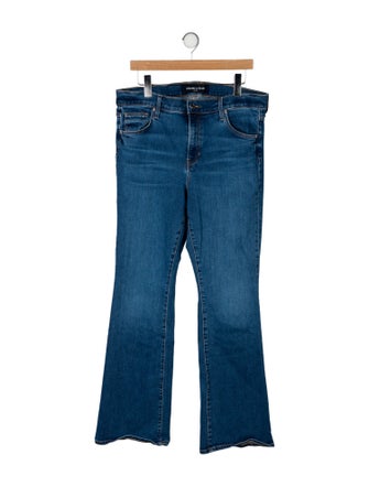 Veronica Beard High-Rise Wide Leg Jeans