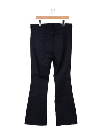 Veronica Beard High-Rise Wide Leg Jeans