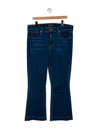 Veronica Beard High-Rise Wide Leg Jeans