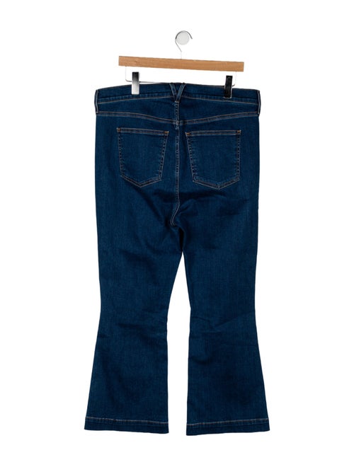 Veronica Beard High-Rise Wide Leg Jeans