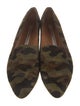 Veronica Beard Calf Hair Camouflage Print Loafers