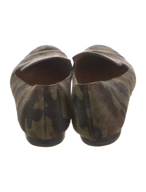 Veronica Beard Calf Hair Camouflage Print Loafers