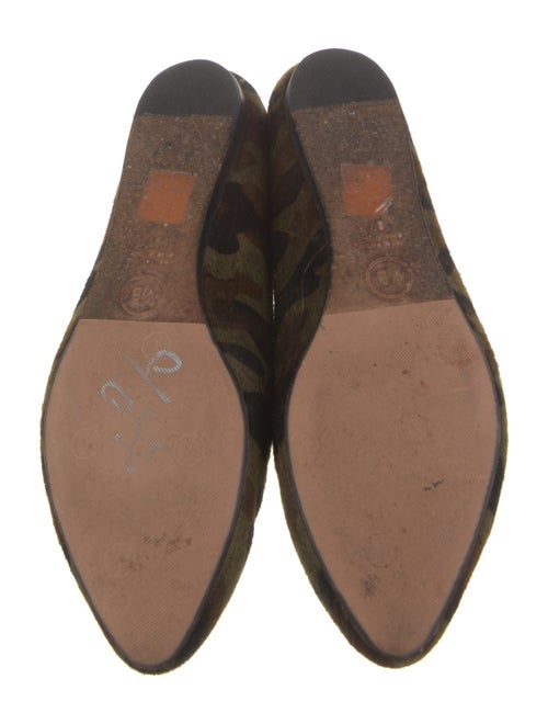 Veronica Beard Calf Hair Camouflage Print Loafers
