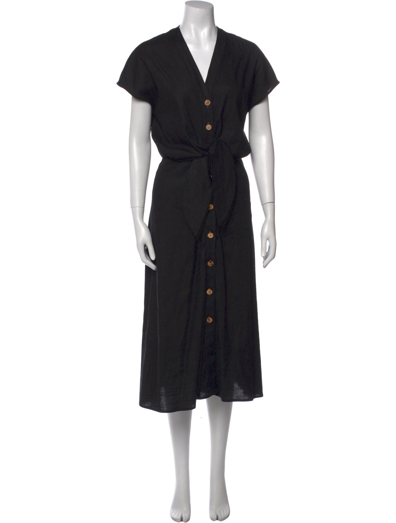 Veronica Beard V-Neck Midi Length Dress