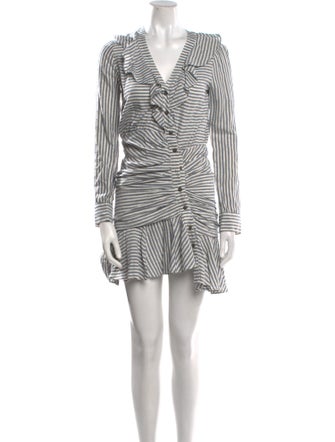 Veronica Beard Striped Mini Dress