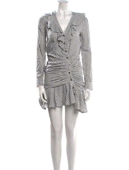 Veronica Beard Striped Mini Dress