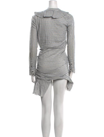 Veronica Beard Striped Mini Dress