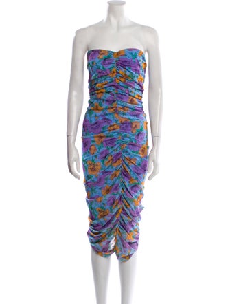 Veronica Beard Printed Midi Length Dress