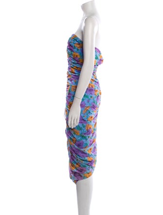 Veronica Beard Printed Midi Length Dress