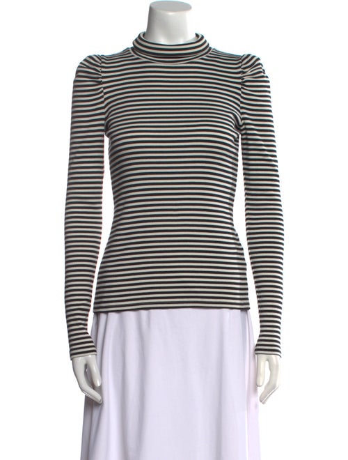 Veronica Beard Striped Turtleneck Sweater