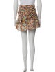 Veronica Beard Floral Print Mini Skirt