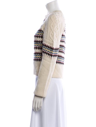 Veronica Beard Merino Wool Striped Sweater