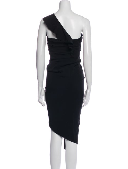 Veronica Beard One-Shoulder Midi Length Dress