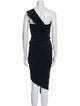 Veronica Beard One-Shoulder Midi Length Dress