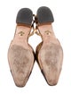 Veronica Beard Leather Colorblock Pattern Slingback Flats