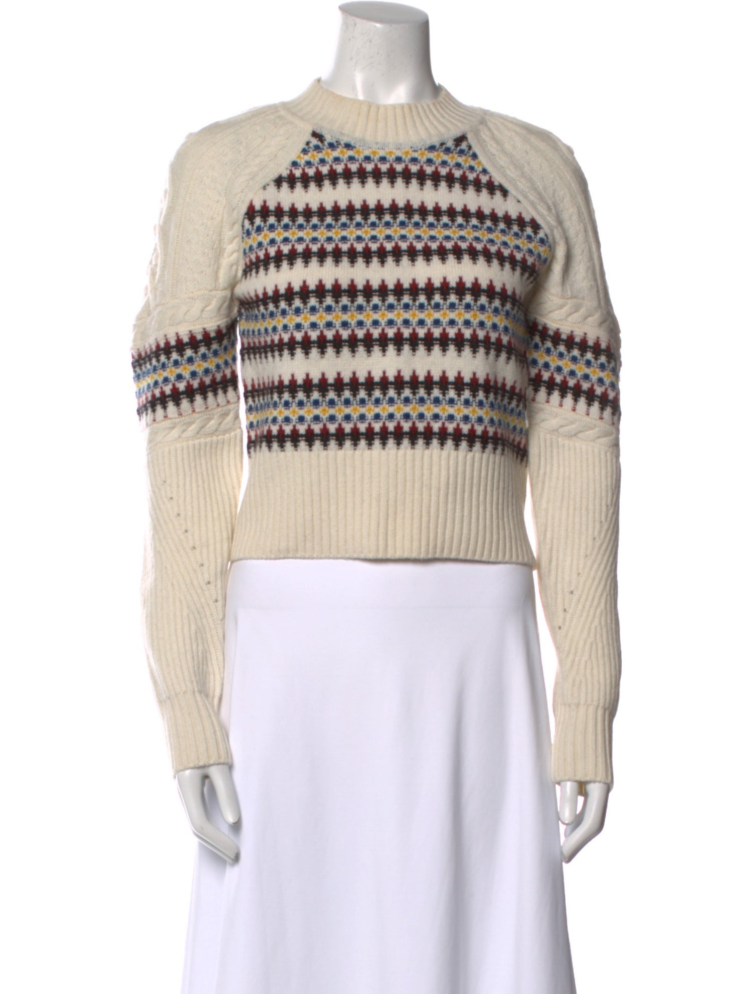 Veronica Beard Merino Wool Striped Sweater