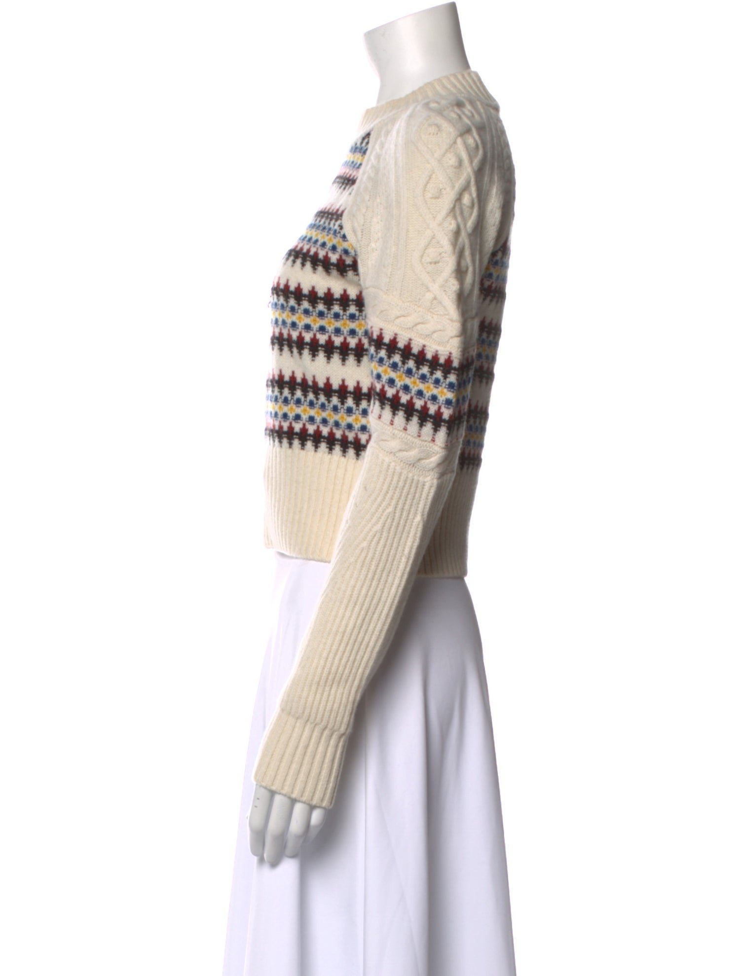 Veronica Beard Merino Wool Striped Sweater