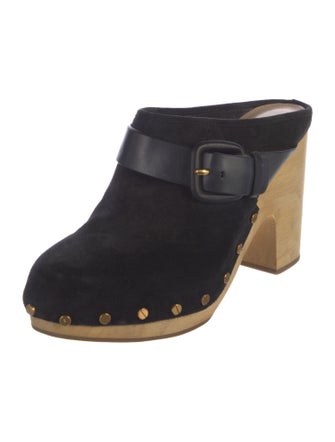 Veronica Beard Suede Studded Accents Oxfords