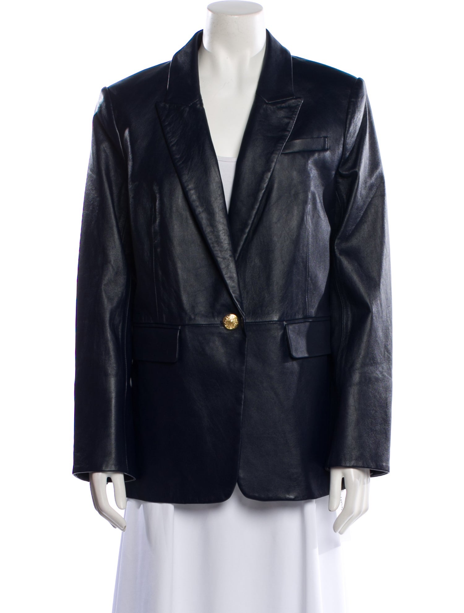 Veronica Beard Leather Coat w/ Tags