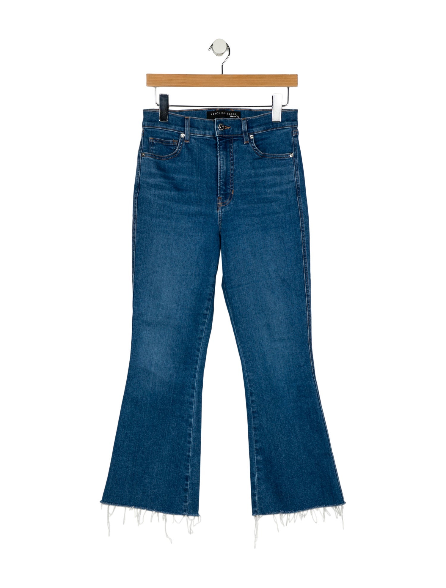 Veronica Beard High-Rise Wide Leg Jeans